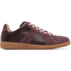 Maison Margiela Burgundy Replica Sneakers