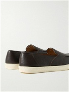 George Cleverley - Joey Full-Grain Leather Penny Loafers - Brown