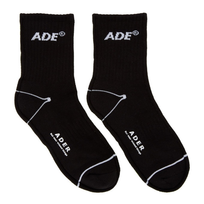 Photo: ADER error Black and Yellow Ade Sewing Socks
