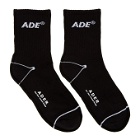 ADER error Black and Yellow Ade Sewing Socks