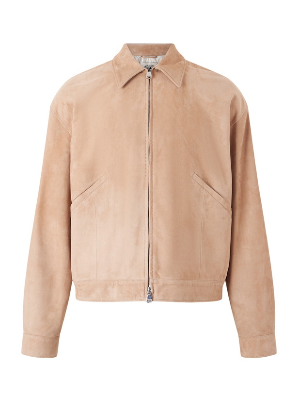 Photo: Valstar - Stan Suede Bomber Jacket - Neutrals