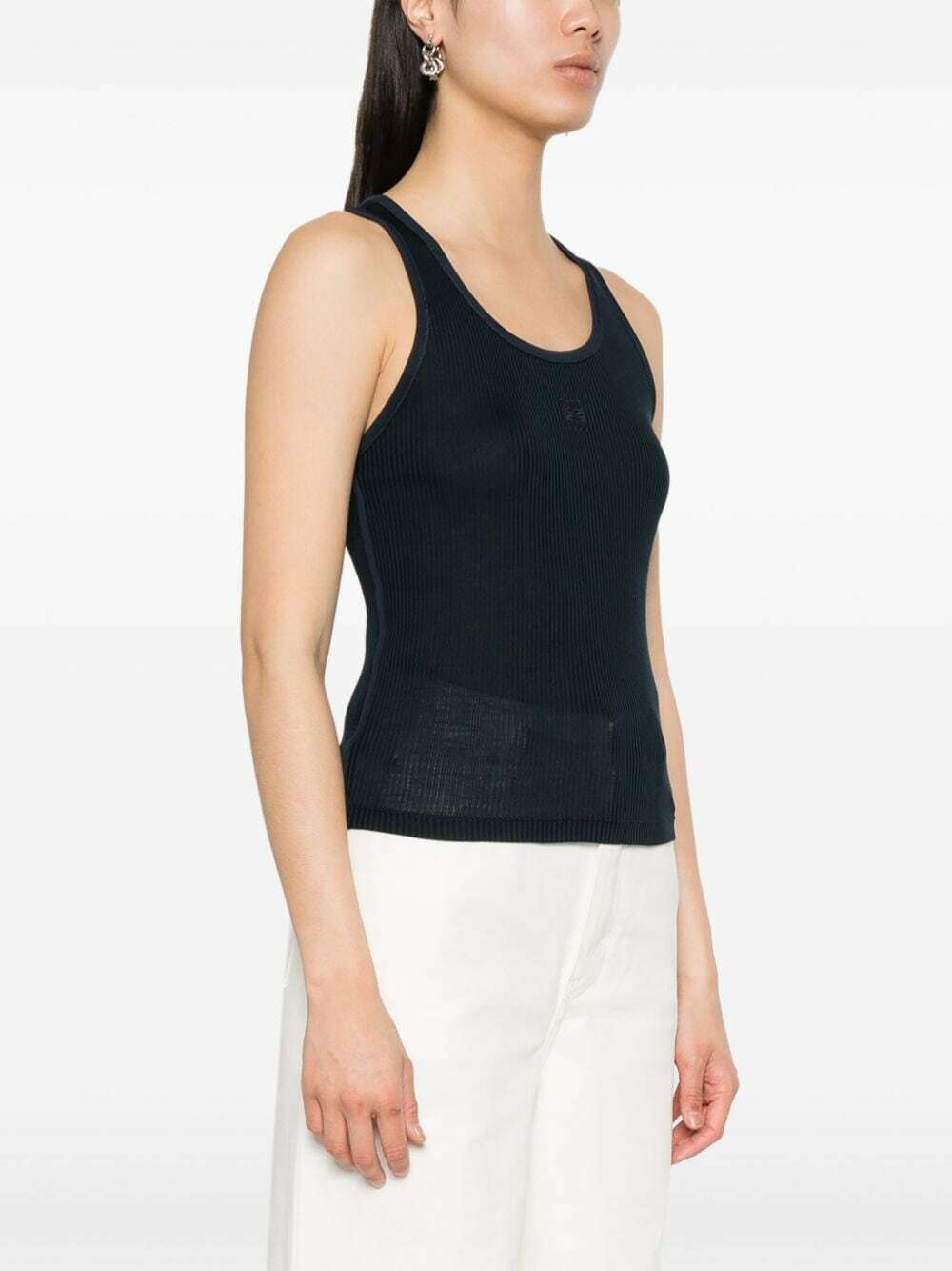 LOEWE - Logo Ribbed Tank Top Loewe