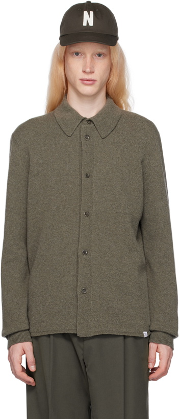 Photo: NORSE PROJECTS Khaki Martin Cardigan