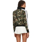 Palm Angels Green Camo Track Jacket