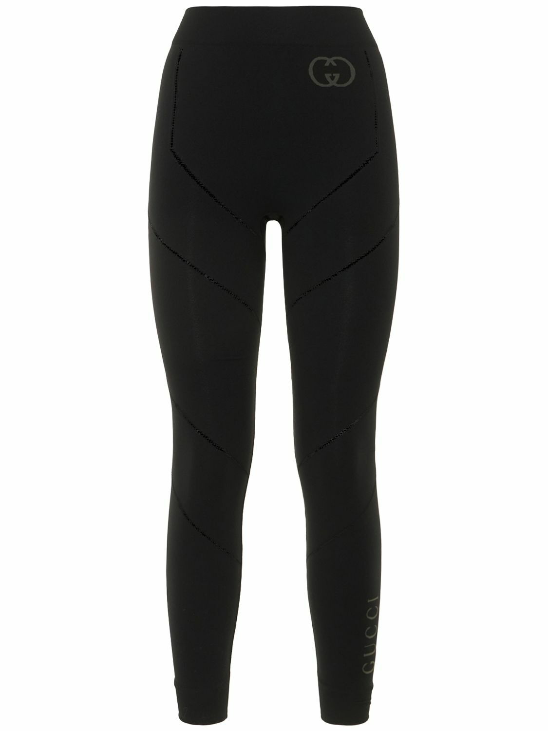Buy Gucci Black High-rise Leggings in Technical Jersey for Women in UAE |  Ounass