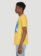 River Pigment Dye T-shirt in Yellow