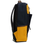 Master-Piece Co Navy and Orange Link Backpack
