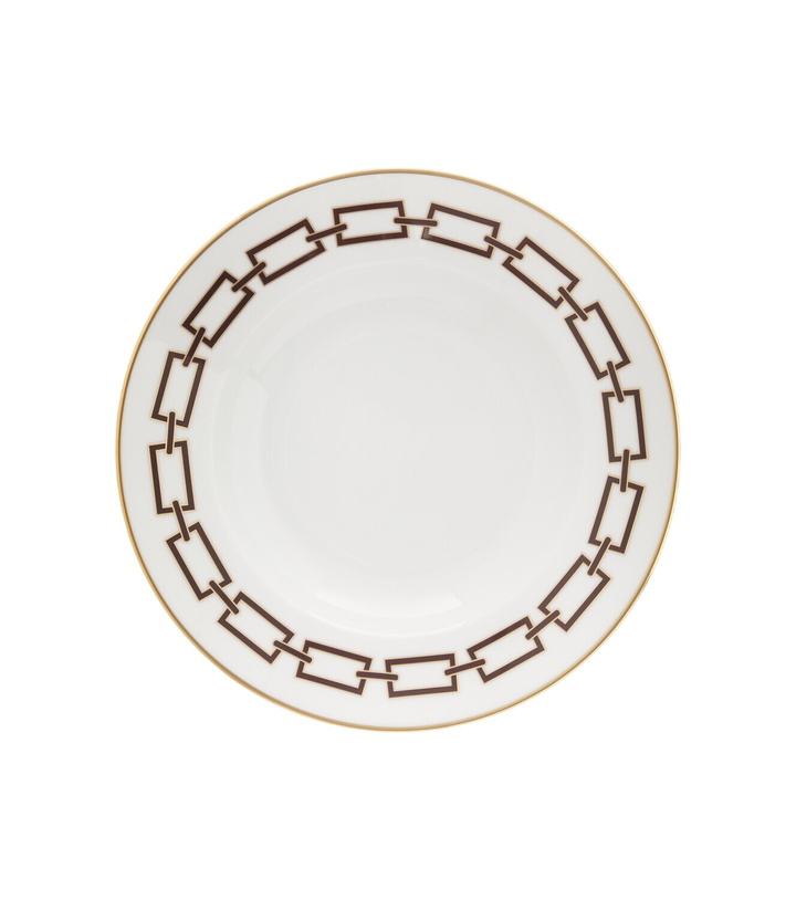 Photo: Ginori 1735 Catene porcelain soup plate