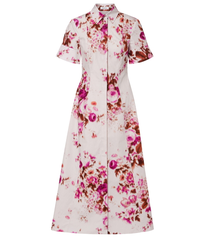 Photo: Erdem Floral cotton poplin shirt dress
