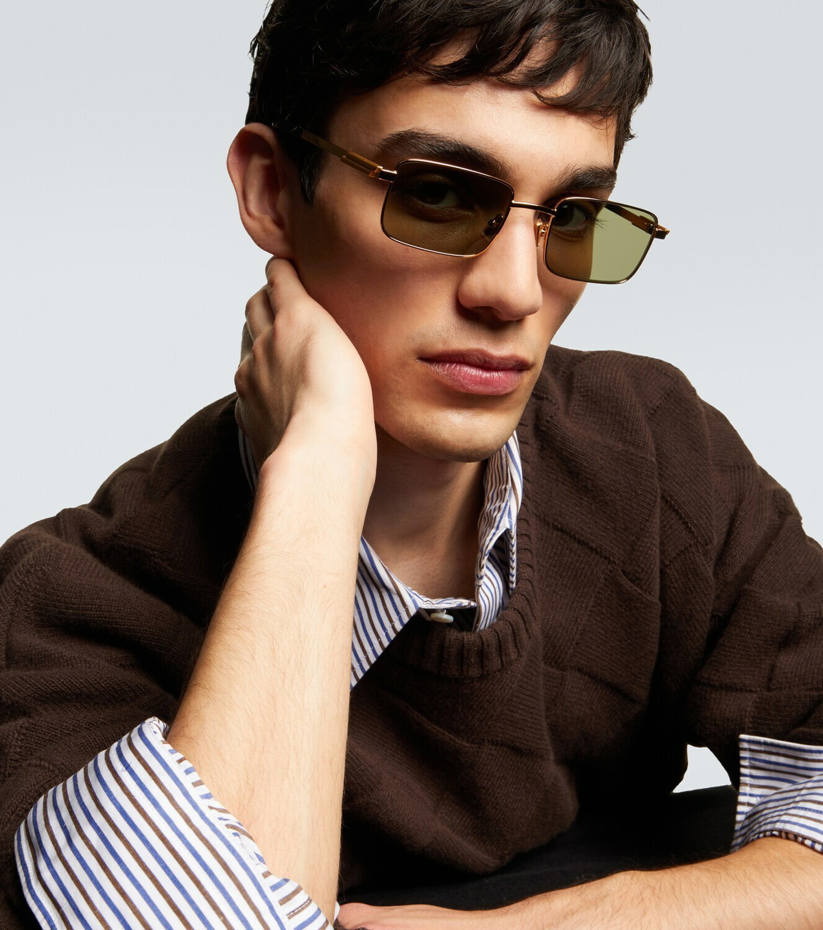 Bottega Veneta Classic rectangular sunglasses