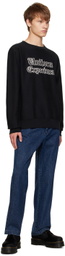 SOPHNET. Blue Straight Jeans