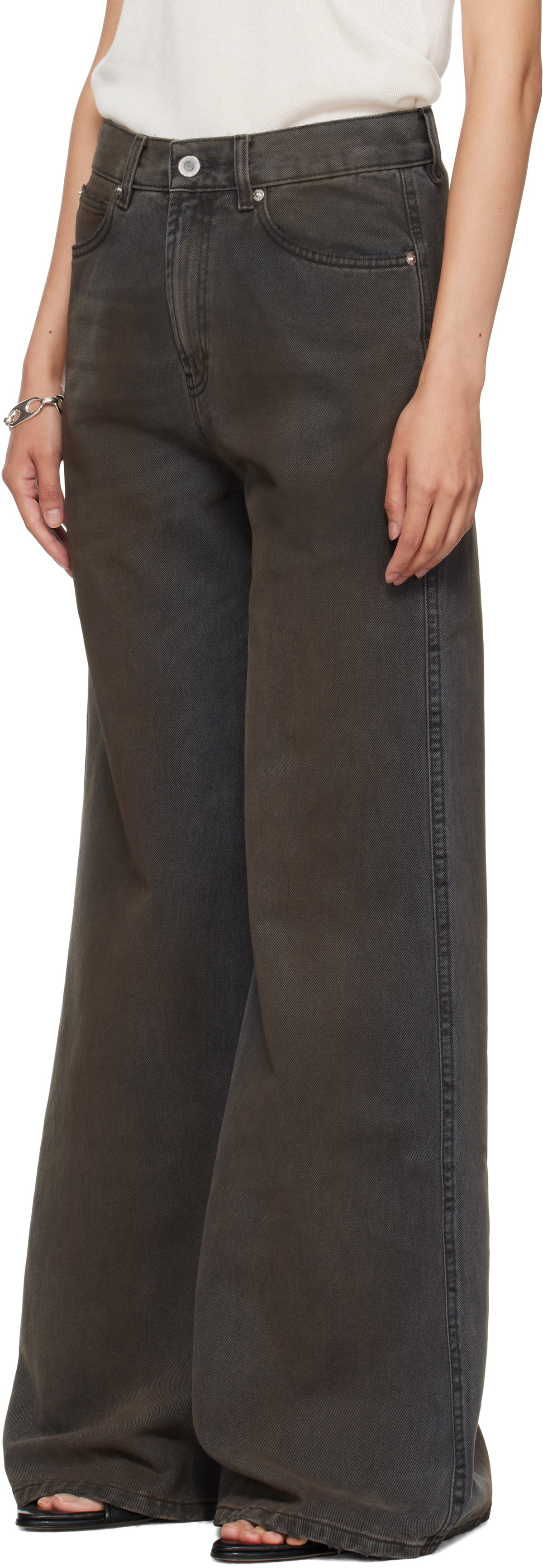 LU'U DAN Gray Phat XL Jeans