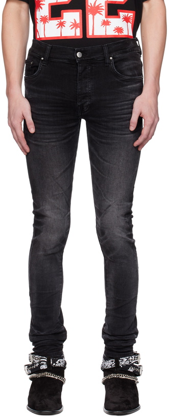 Photo: AMIRI Black Stack Jeans