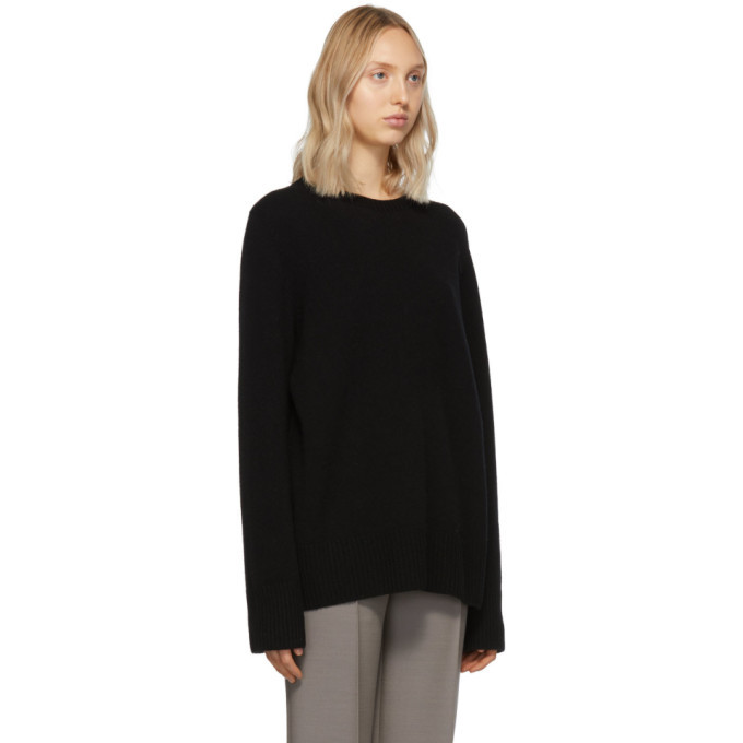 The Row Black Cashmere Sibel Sweater The Row