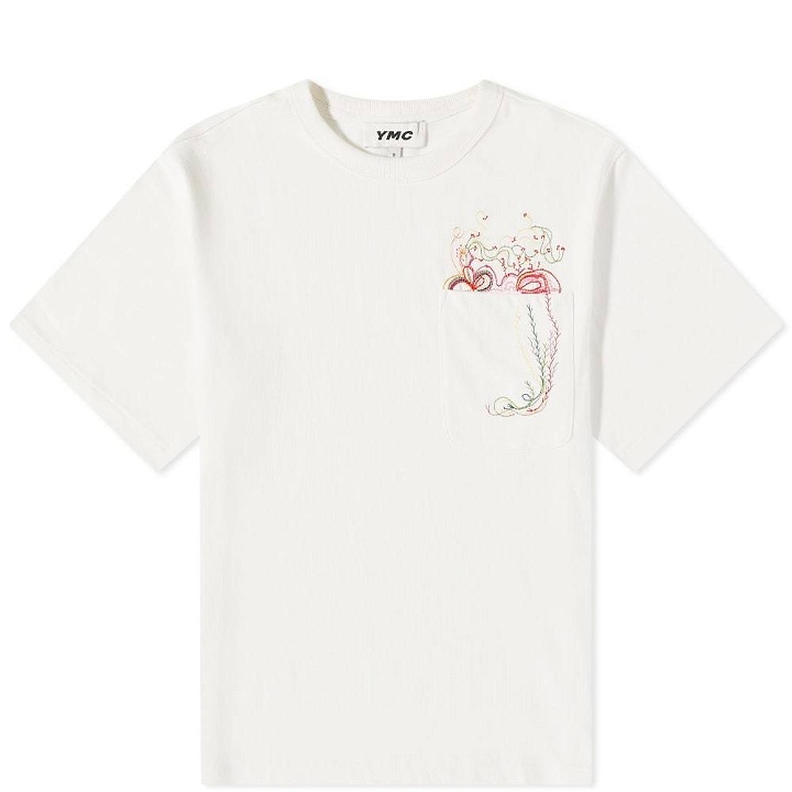 Photo: YMC Floral Embroidery Tee