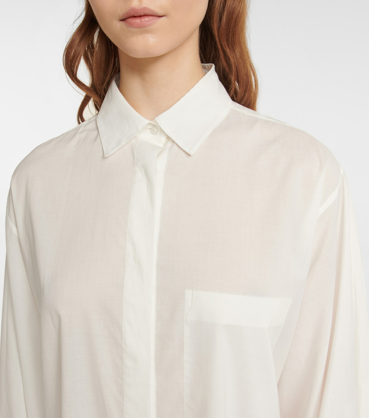 The Row - Numita cotton voile shirt dress The Row