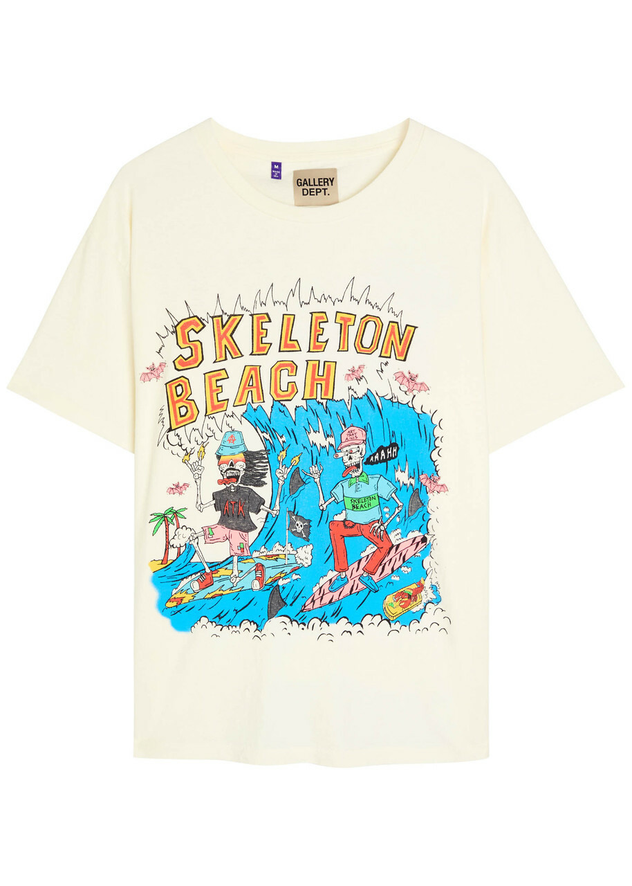 Gallery Dept. - Boardwalk Paint-Splattered Logo-Print Cotton Gallery Dept. - Boardwalk Paint-Splattered Logo-Print Cotton