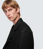 Loewe - Embroidered wool overcoat