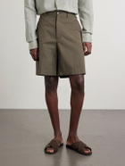 Slowear - Ribstop Cotton-Blend Shorts - Green