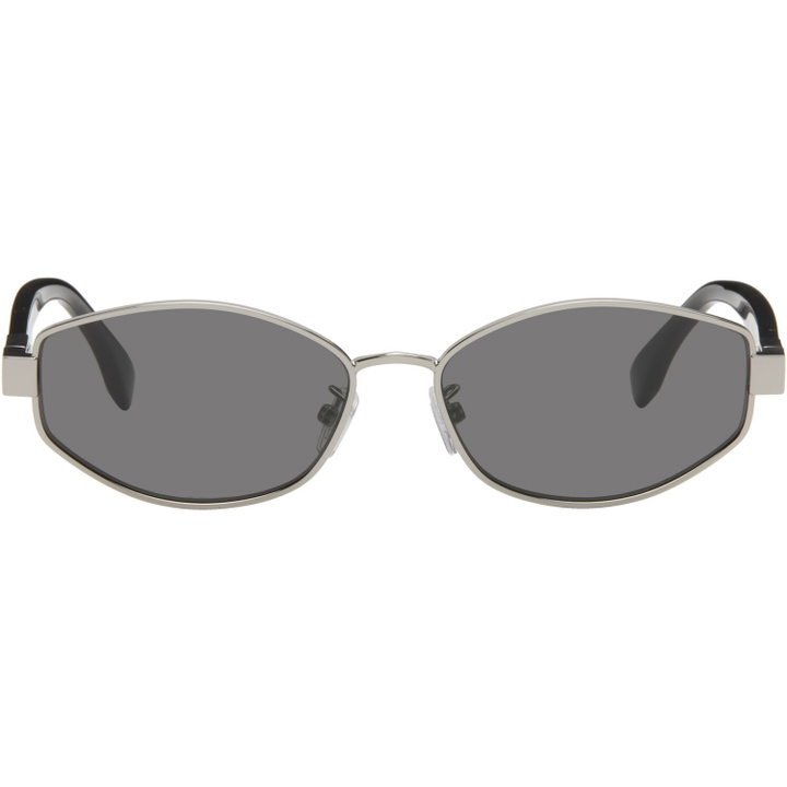 Photo: Fendi Silver Baguette Sunglasses