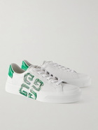 Givenchy - City Sport Logo-Print Leather Sneakers - White