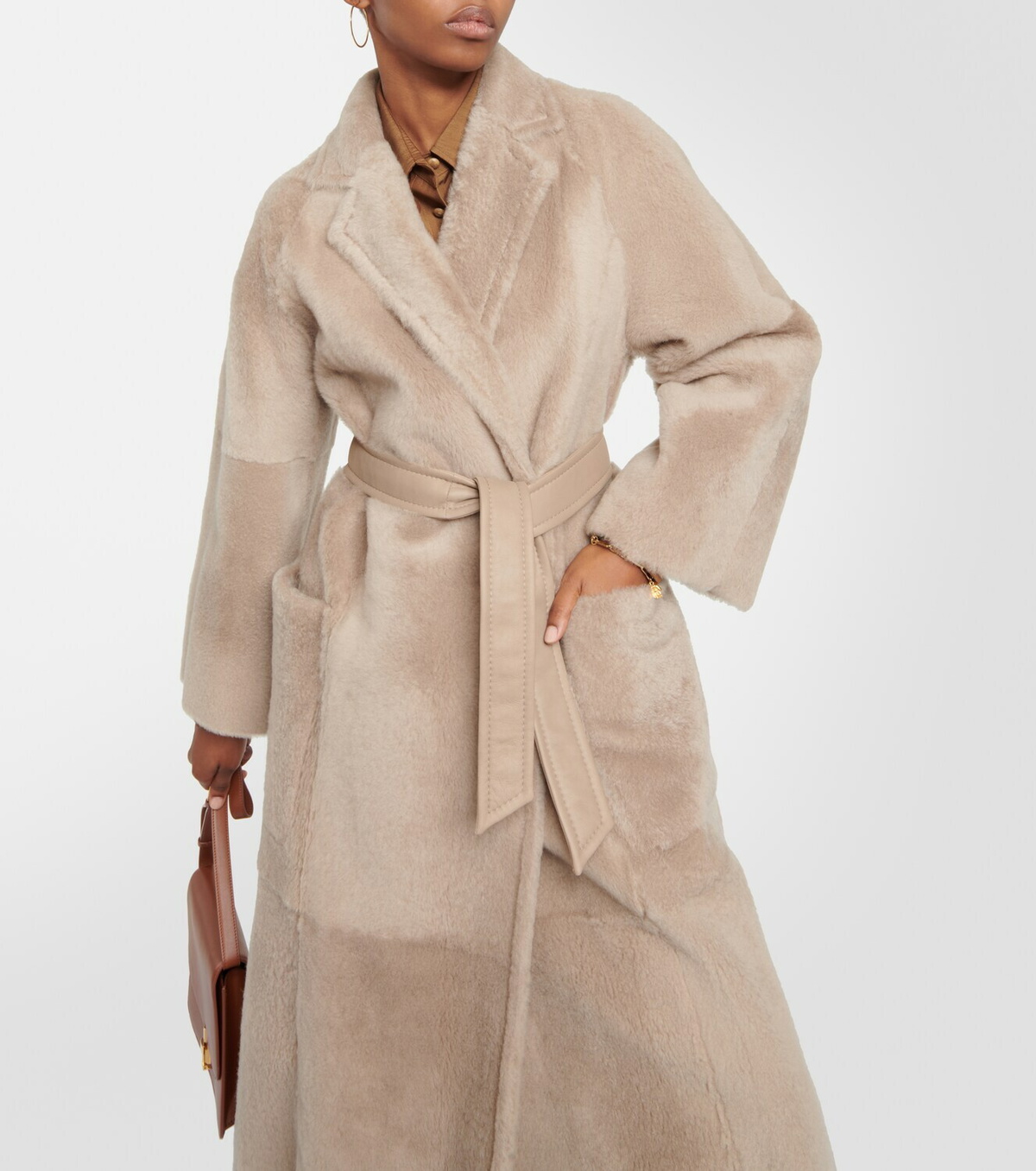 Max Mara Calmi shearling coat