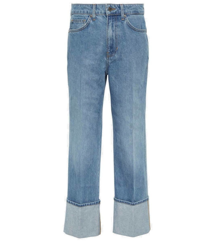 Photo: Veronica Beard Dylan high-rise straight jeans