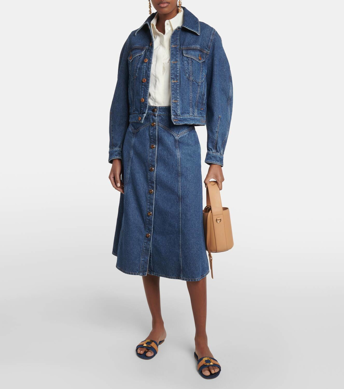 See By Chloé Klaire denim slides