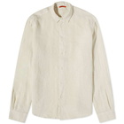 Barena Men's Coppi Button Down Shirt in Off White