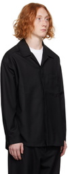 Lownn Black Patch Pocket Shirt