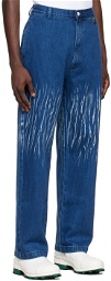 Xander Zhou Indigo Straight Jeans