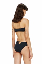 Diesel Brazilian briefs in nylon with Oval D detail - Strings Womens in Black