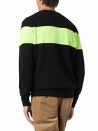 MC2 Saint Barth Man Crewneck Sweater Heron With Après Ski Jacquard