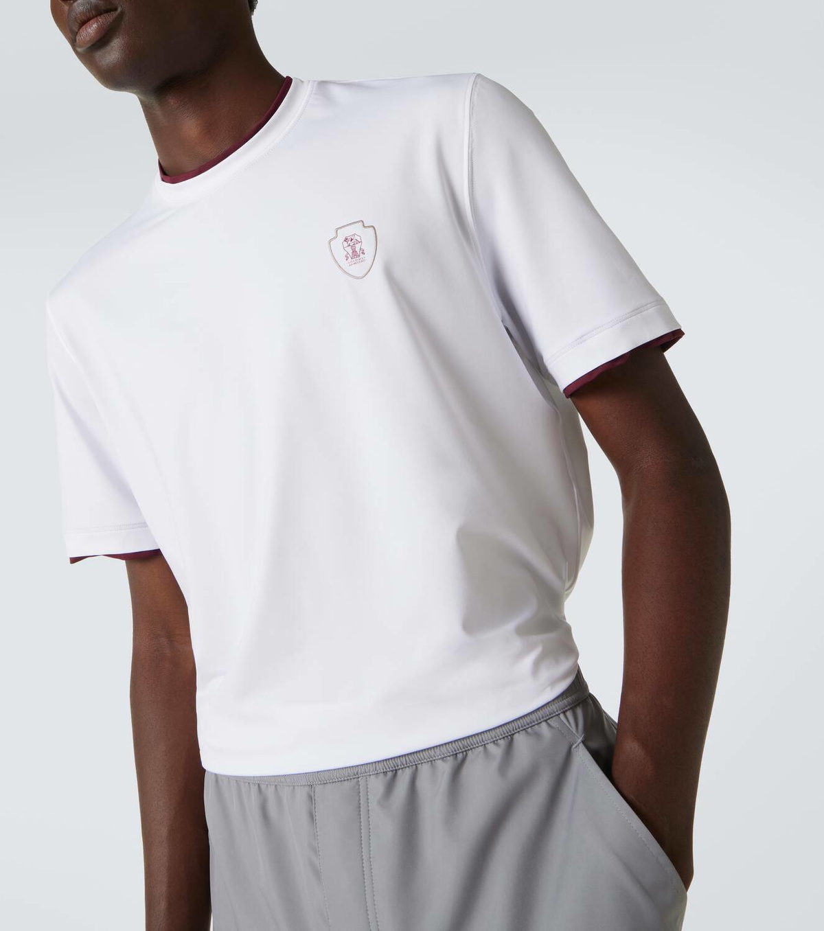Brunello Cucinelli Logo jersey T-shirt Brunello Cucinelli