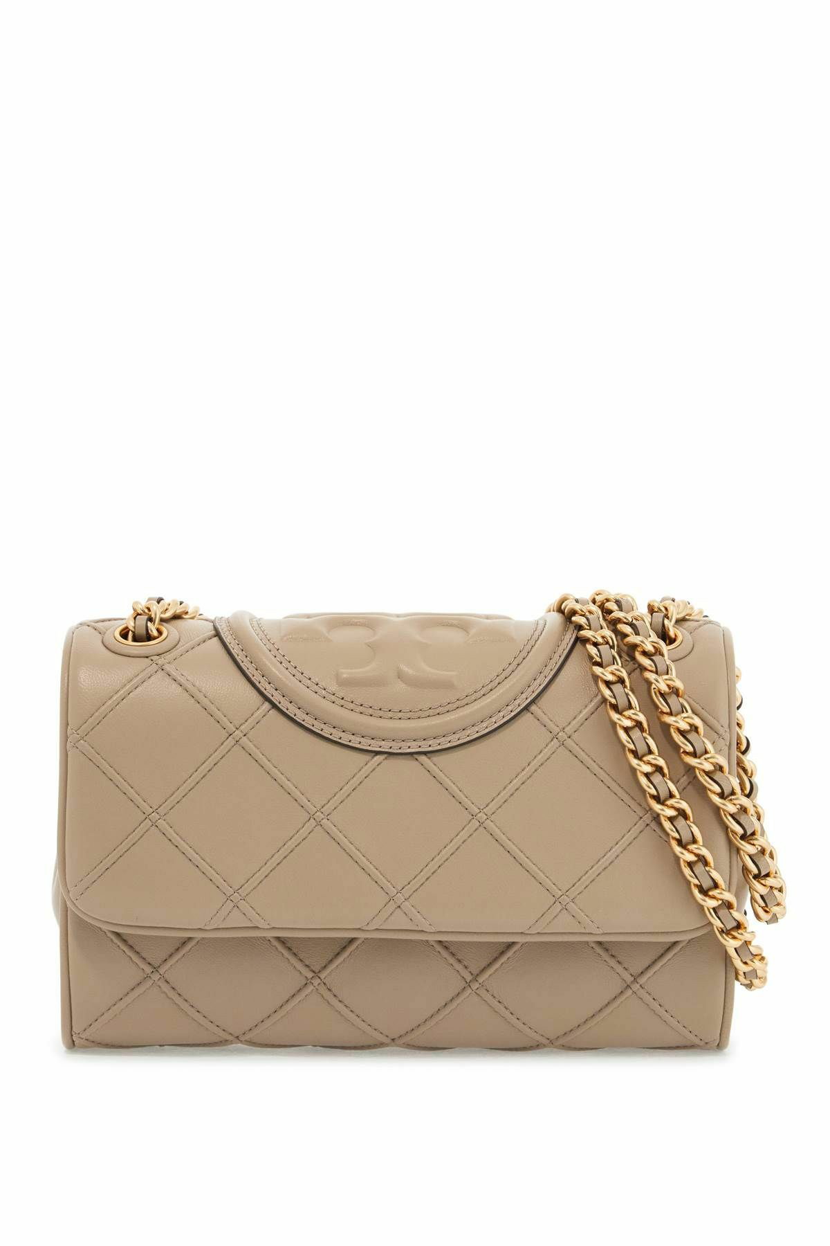 TORY BURCH small 'fleming' shoulder bag Beige Tory Burch