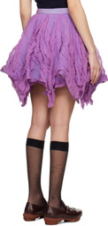 Kiko Kostadinov Purple Uhura Circle Midi Skirt