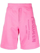 ALEXANDER MCQUEEN - Logo Cotton Shorts