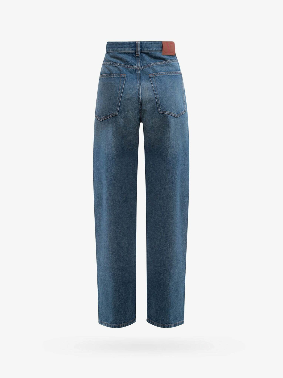 デニム・ジーパン VALENTINO Woman Jeans Blue 5B3DD17S8M8 558 Logo-plaque jeans | Valentino | OTTODISANPIETRO