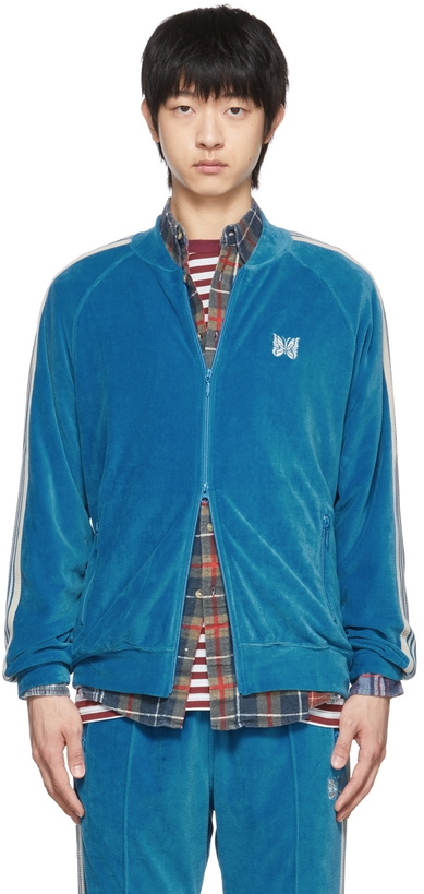 Photo: Needles Blue Cotton Track Jacket