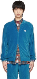 Needles Blue Cotton Track Jacket