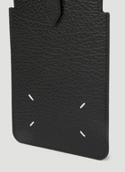 Maison Margiela - Signature Stitch Phone Pouch in Black