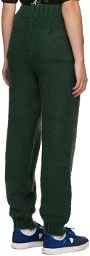 ADER error Green Embroidered Sweatpants