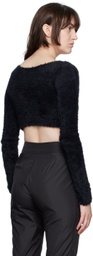 AMBUSH Black Fuzzy Sweater