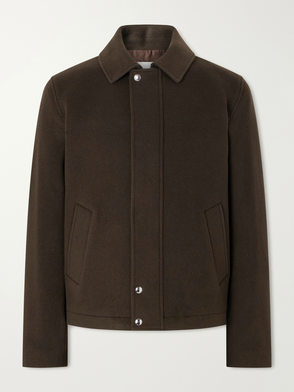 Mr P. - Wool-Felt Blouson Jacket - Brown