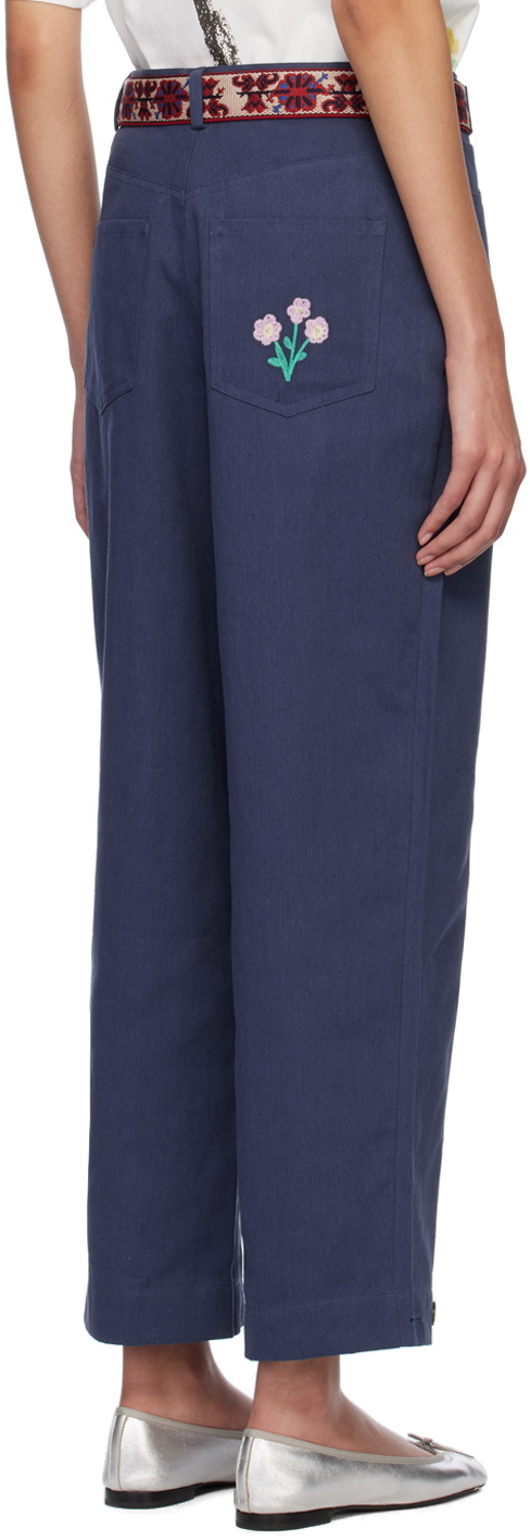 Caro Editions Blue Betty Trousers