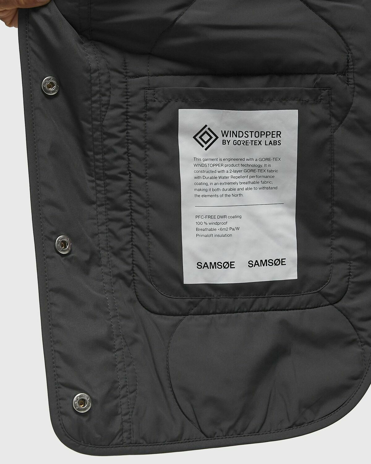 Samsøe & Samsøe SAYA JACKET 15216 Grey Womens Windbreaker
