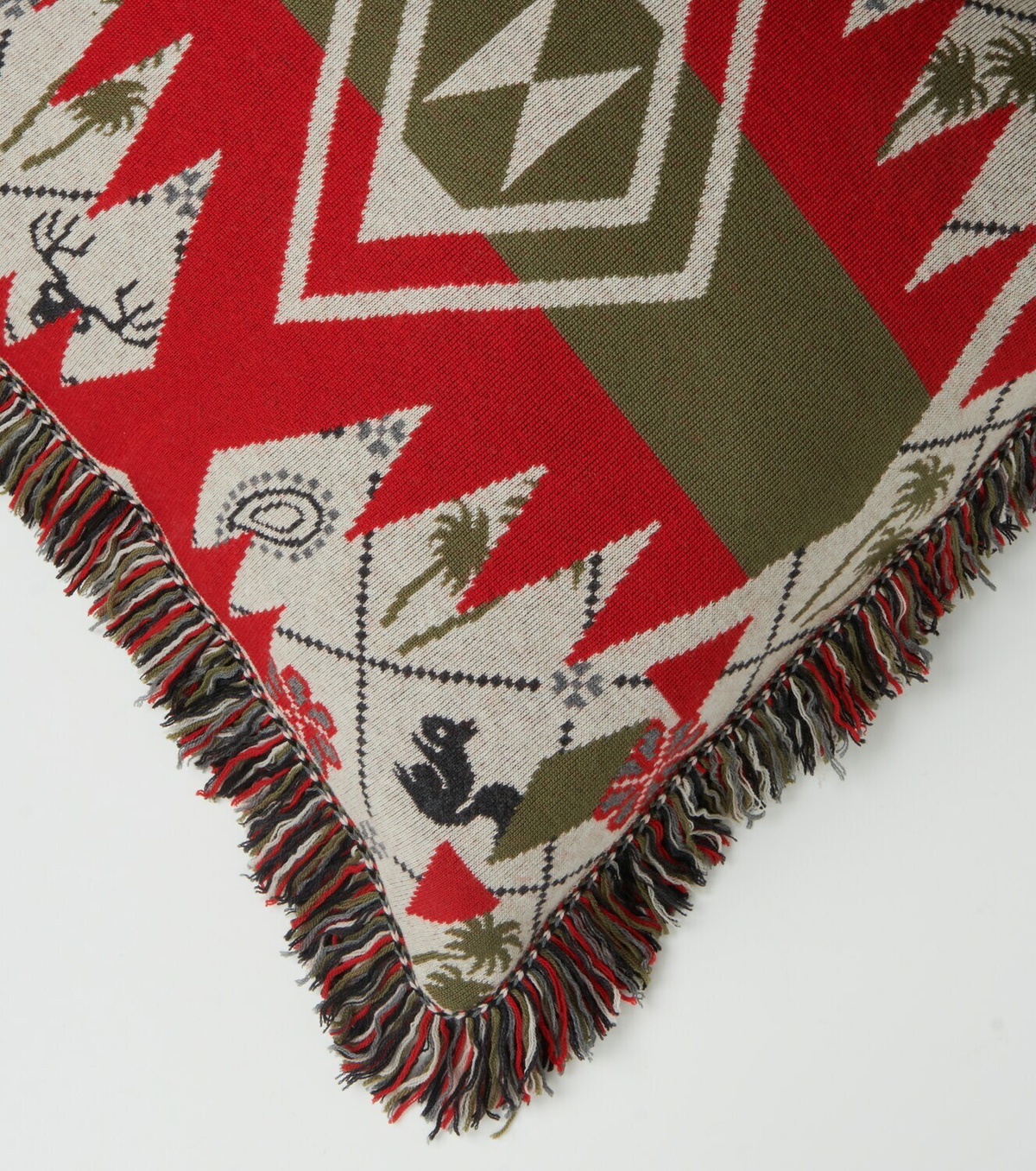 Alanui - Icon wool-blend jacquard cushion