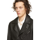 Belstaff Black Leather Fenway Jacket