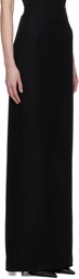 AARON ESH Black Pencil Maxi Skirt