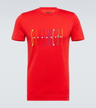 Givenchy - Logo embroidered cotton T-shirt